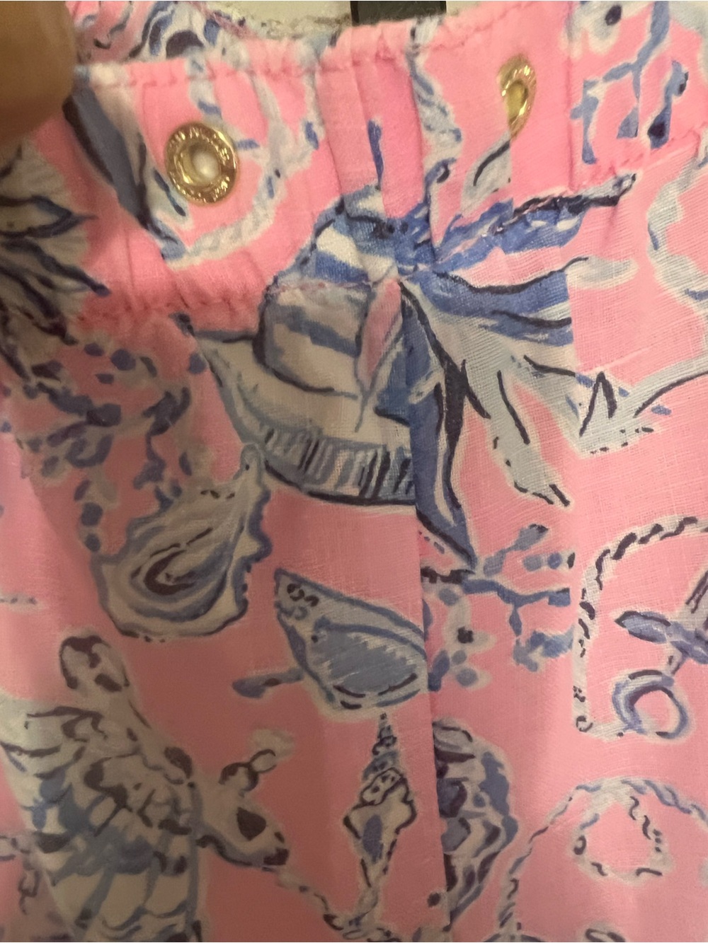 Lilly Pulitzer Brawley Linen Crop Pants size L - Picture 4 of 5
